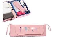 Estuche De Viaje Para Herramientas De Cabello,Estuche De Transporte Compartimentado Antipolvo Con Alfombrilla Resistente Al Calor | De Alisadores Y Accesorios Cuidado Cabello - Para Planchas, Peines,