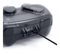 Estuche de viaje para mandos de videojuegos, soporte protector de plástico compatible con Sony PS5, Nintendo Switch PRO y Microsoft Xbox.