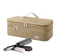 Estuche de viaje para secador de pelo, resistente al calor, organizador de herramientas para el cabello, de transporte para rizador, accesorio práctico para el estilo | de viaje de