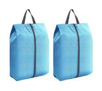 Estuche de viaje para zapatos con cremallera reforzada, bolsa de tela unisex, solución de almacenamiento adecuada para accesorios de camping, a