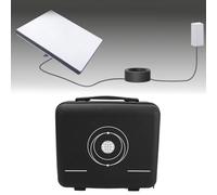 Estuche de Viaje por Satélite a Prueba de Choque Satélite Portátil de Transporte Duro para el Adaptador Soporte de Alimentación del Cable del Adaptador
