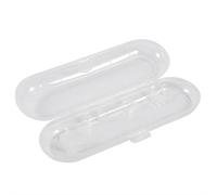 Estuche de Viaje Portátil Caja de Cepillo de Dientes Eléctrico de Plástico, Transparente