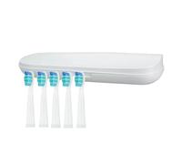 Estuche de viaje portátil for cepillos dientes, compatible con cabezales cepillo Seago SG-507(WhiteBox 5WhiteHead)