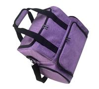 Estuche de viaje profesional para esmalte de uñas con capacidad para botellas y secadora, incluye secciones de almacenamiento de herramientas, organizador de secador, bolsa de almacenamiento, Purple