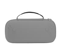 Estuche de viaje protector de cuero sintético para Portal, a prueba de golpes y arañazos, color gris.