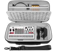 Estuche de Viaje rígido Geekria Compatible con Korg Volca Drum/Volca Keys/Volca Beats/Volca FM2 / Volca Sample 2 / Volca Bass Bolsa de Transporte de Sampler de Audio (Gris Oscuro)