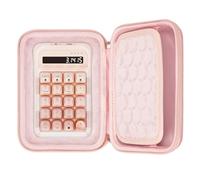 Estuche de Viaje rígido para Teclado numérico Geekria, Compatible con LOFREE Foundation Numpad/Estilo pintalabios, Bolsa portátil para Llevar el Teclado (Rosa)