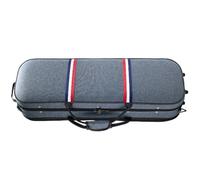 estuche de violín Estuche De Violín 4/4-1/4 Bolso De Violín Ligero De Lona Con Doble Hombro Y Un Hombro Resistente A La Presión(Gray,1/4)