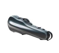 estuche de violín Estuche Para Violín 4/4-3/4 Estuche Rígido De PC Compuesto Ultraligero Azul Gris Oscuro Con Almohadilla Para El Cuello Extraíble Viene Con Bolsa De Regalo