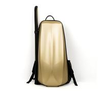 estuche de violín Estuche Para Violín 4/4, Estuche Para Violín Profesional Compuesto De Fibra De Carbono De Alta Dureza Resistente A La Compresión(Gold)