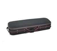 estuche de violín Estuche Para Violín 4/4 Lona De Espuma Resistente A La Compresión Mochila Cuadrada Con Cerradura Higrómetro(4/4)