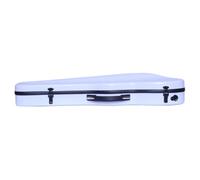 estuche de violín Estuche Para Violín De Fibra De Carbono PC Compuesto Ultraligero Correa Para El Hombro Resistente Al Agua, Adecuado Para Violinistas 4/4-1/4(White D,1/4)