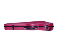 estuche de violín Estuche Para Violín De Fibra De Carbono PC Compuesto Ultraligero Correa Para El Hombro Resistente Al Agua, Adecuado Para Violinistas 4/4-1/4(Rose Red A,4/4)