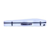 estuche de violín Estuche Para Violín De Fibra De Carbono PC Compuesto Ultraligero Correa Para El Hombro Resistente Al Agua, Adecuado Para Violinistas 4/4-1/4(White C,4/4)