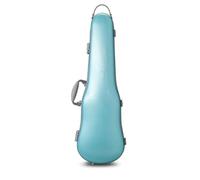 estuche de violín Estuche Para Violín Material Compuesto PC Fuerte Y Duradero Elegante Tamaño 4/4-3/4 Ajustable Con Cerradura De Llave(Pale Sky Blue)