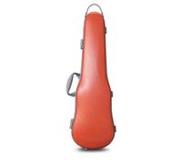 estuche de violín Estuche Para Violín Material Compuesto PC Fuerte Y Duradero Elegante Tamaño 4/4-3/4 Ajustable Con Cerradura De Llave(Vibrant Orange)