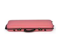 estuche de violín Estuche Para Violín Tamaño 4/4 Rosa Rectangular Impermeable Híbrido Fibra De Carbono Código Bloqueo Accesorios Bolsa Doble Hombro