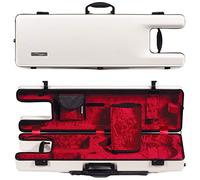 Estuche de violín GEWA AIR ERGO blanco mate interior burdeos Fabricado en Alemania