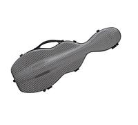 Estuche De Violín Ligero De Fibra De Carbono Compuesto Resistente Al Desgaste Y A La Compresión A Cuadros Negros Tamaño Completo Violín Caso (Color : 1/4)