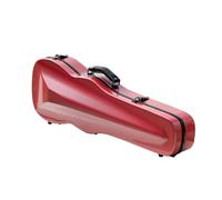 estuche de violín Profesional Estuche Para Violín 4/4 Estuche Rígido Triangular Fibra De Carbono Híbrida Punto Rojo Impermeable Ligero Con Correas Dobles Para Los Hombros