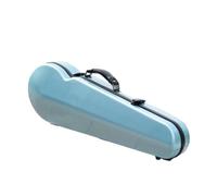 estuche de violín Profesional Estuche Para Violín Tamaño 4/4 Malva/Rojo Brillante/Azul Lago Disponible Triangular Ligero Híbrido Fibra De Carbono Doble Hombro(Lake Blue)