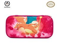 Estuche delgado PowerA para Nintendo Switch o Nintendo Switch Lite - Tie Dye Charizard, carcasa protectora, funda para videojuegos, funda para consola, accesorios, almacenamiento, con licencia oficial