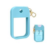 Estuche desinfectante de manos compatible con Touchland, funda de silicona para desinfectante de manos con llavero para Touch Land Mist Case 1FL. OZ (azul)