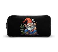 Estuche divertido para lápices, diseño de gnomo de malas hierbas, bolsa de cosméticos, organizador para viajes y oficina