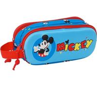 Estuche Doble 3D MICKEY Azul