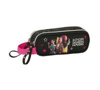 Safta Portatodo doble K-Pop Demon Hunters - Energy Estuche infantil resistente 21x6x8 cm