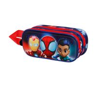Estuche doble Glow multicolor - Spider-Man