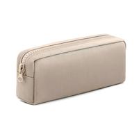 Estuche DOBMIT de gran capacidad, color puro, con cremallera, para guardar l pices, ideal para oficiales adultos, color caqui.