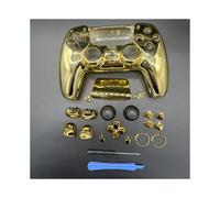 Estuche dorado para mando de PS5 Playstation 5, conjunto completo, cubierta frontal, decoración cromada