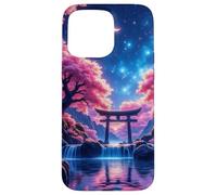 Estuche Dreamy Sakura Torii para Magical Japan Nights Carcasa para iPhone 15 Pro MAX