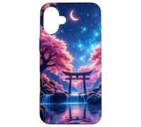 Estuche Dreamy Sakura Torii para Magical Japan Nights Carcasa para iPhone 16 Plus