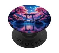 Estuche Dreamy Sakura Torii para Magical Japan Nights PopSockets PopGrip Adhesivo