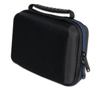 Estuche Duro para Consola para 3ds XL al Agua y Golpes con Cremallera Metálica y para bolsillo de Malla - Funda de Viaje Compacta 19x12cm(Blue)