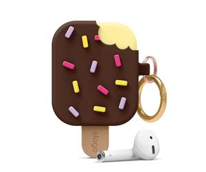 Estuche elago con llavero para AirPods de helado, dise ado para Apple AirPods 1 y 2. Protector a prueba de golpes. Bonito accesorio para ni as y