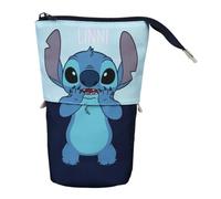 Estuche escolar 2 en 1 con carcaj Disney Stitch, personalizable con nombre, estuche escolar, niños y niñas, Estuche escolar 2 en 1, talla única, Estuche escolar / carcaj