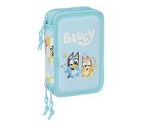 Estuche Escolar BLUEY Ready, Triple 37 Piezas