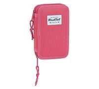 Estuche Escolar con 28 Útiles Incluidos de Blackfit8 Fresa, 125x40x195mm