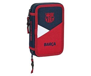 Estuche Escolar con 28 Útiles Incluidos de F.C. Barcelona Corporativa, 125x40x195 mm