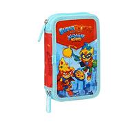Estuche Escolar con 28 Útiles Incluidos de Superthings Kazoom Kids, 125x40x195 mm
