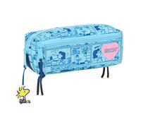 Estuche escolar de 3 compartimentos «Amor» - Snoopy