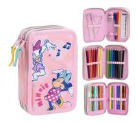 Estuche Escolar Disney para Niños con Diseño Original, Gran Capacidad para Lápices y Accesorios, Ideal para Regalo y Uso Diario en el Colegio