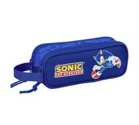 Estuche escolar doble Sonic Let’s Go azul