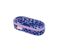 Estuche Escolar Estuche para Esteticistas Herlitz Gato Salvaje - Solapa de un Solo Compartimiento, Organizador, Sin Equipamiento, Rosa Púrpura (21,5 x 9 x 6 cm)