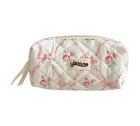 Estuche Escolar Estuche Suave | Estuche de Papelería Portátil Floral - Estuche para Bolígrafos Impermeable Estuche Resistente al Desgaste para Bolígrafos de Colores Lápices Lápices Gomas, Rosa,