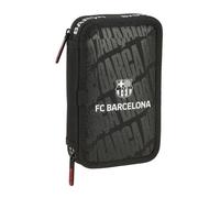 Estuche Escolar F.C. BARCELONA Black 2026, Doble 29 Piezas
