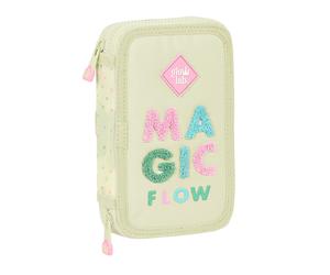 Estuche Escolar GLOWLAB Magic Flow, Doble 28 Piezas